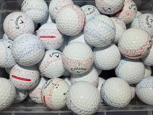 Callaway Supersoft splatter x12 balls