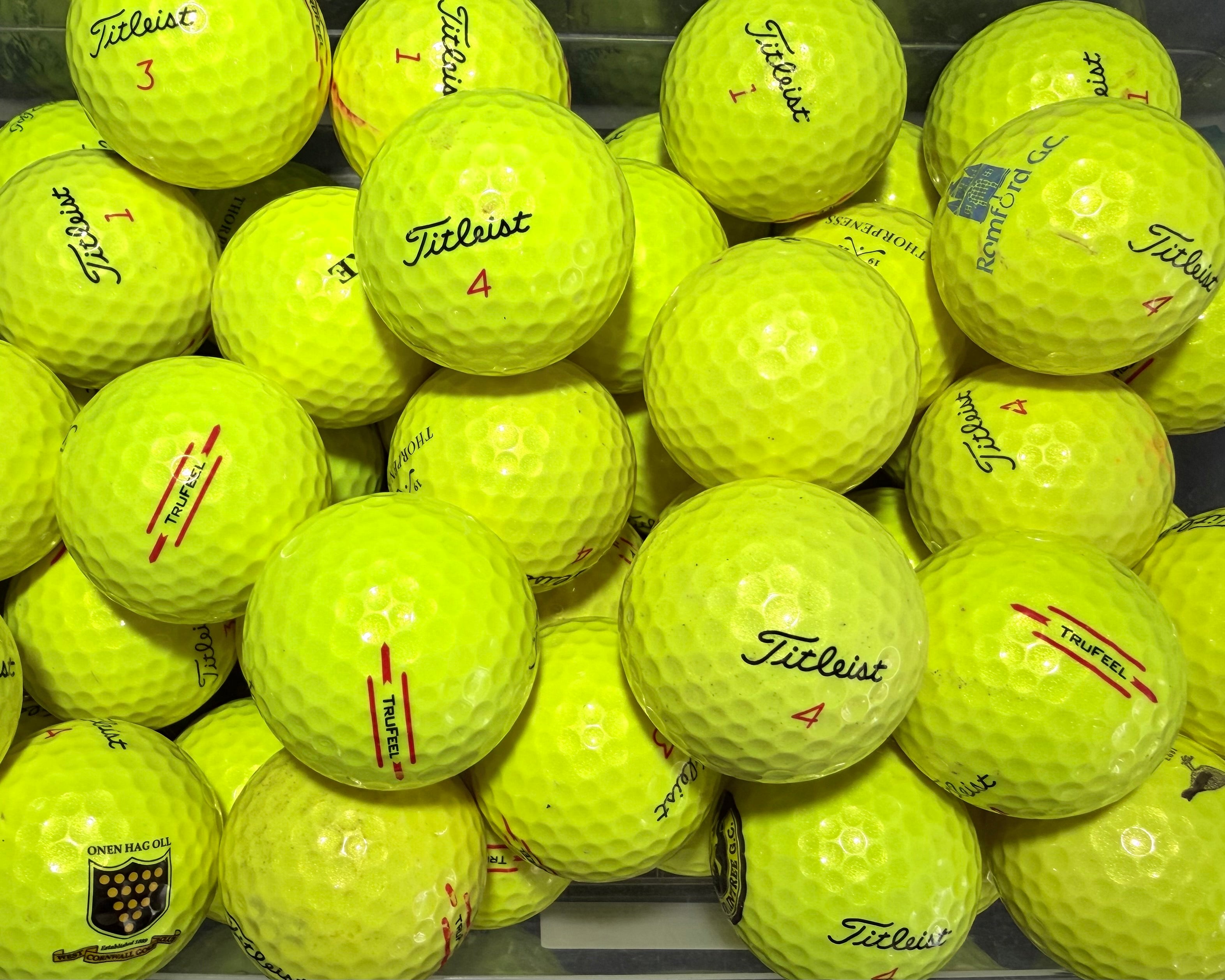 Titleist Trufeel yellow