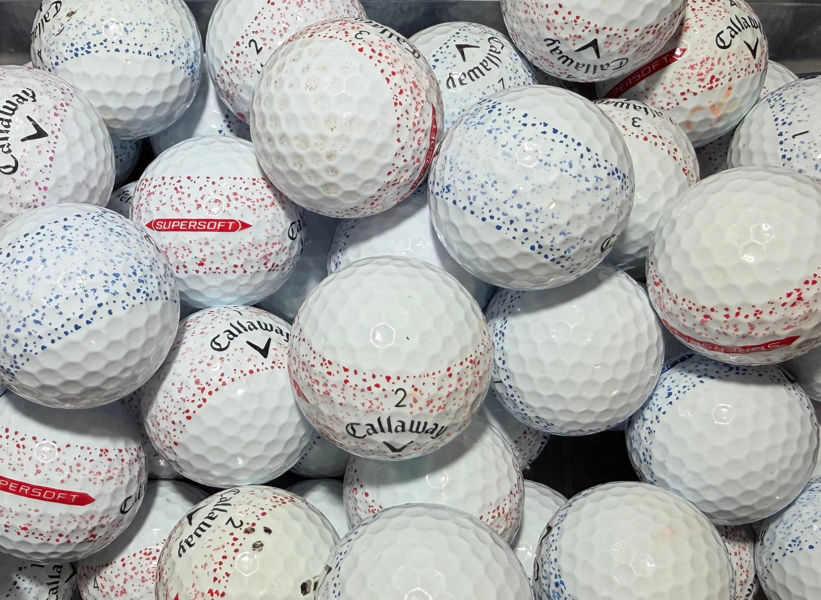Callaway Supersoft splatters