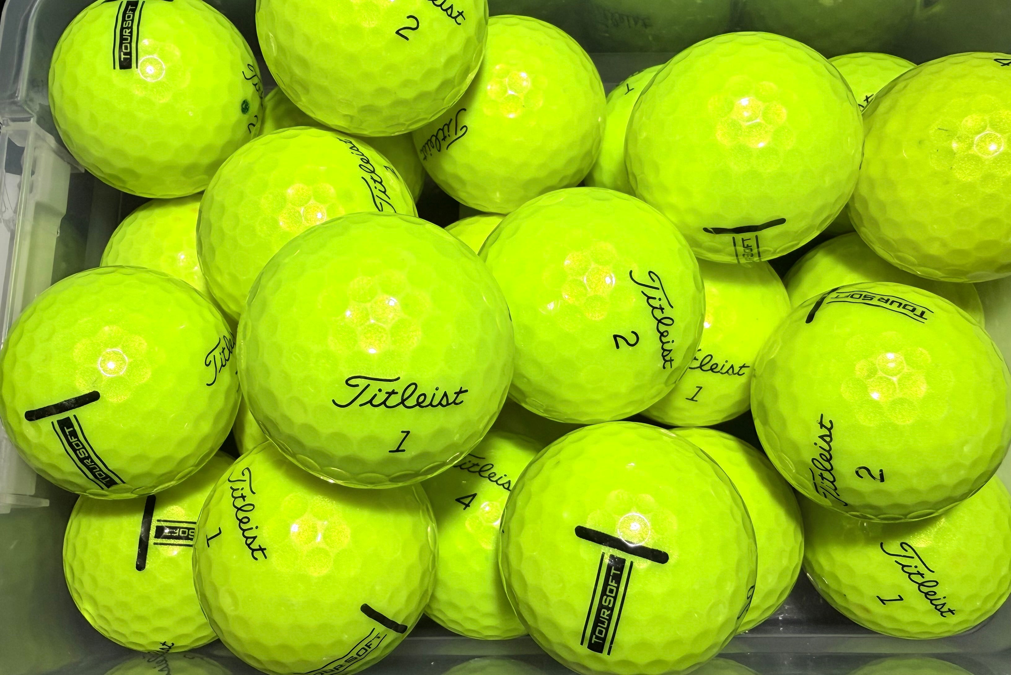 Titleist Tour Soft yellow