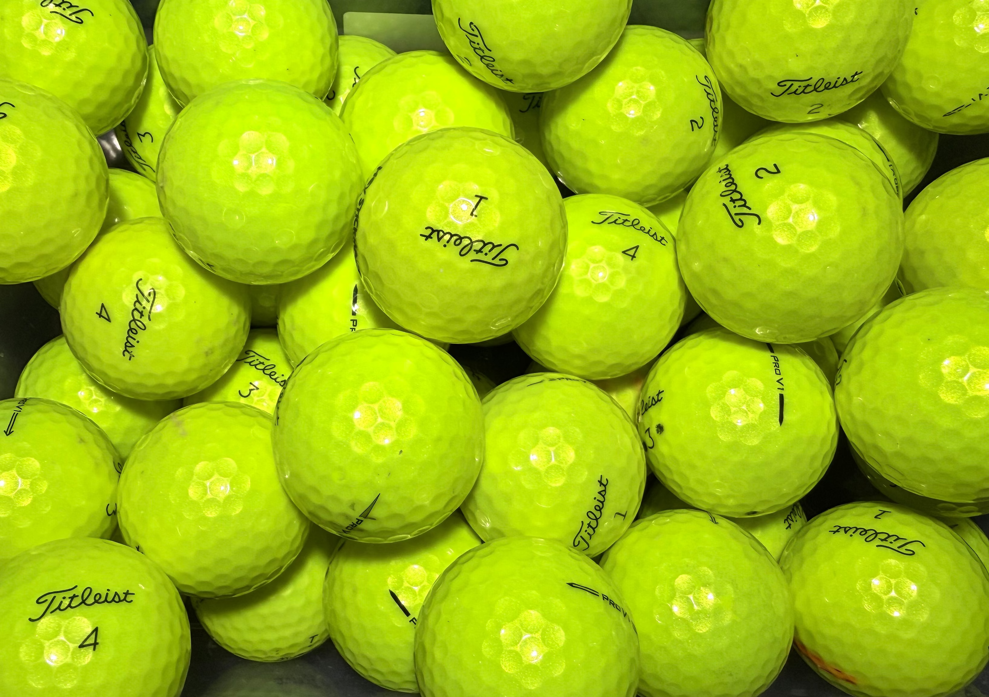 Titleist Pro v1 yellow