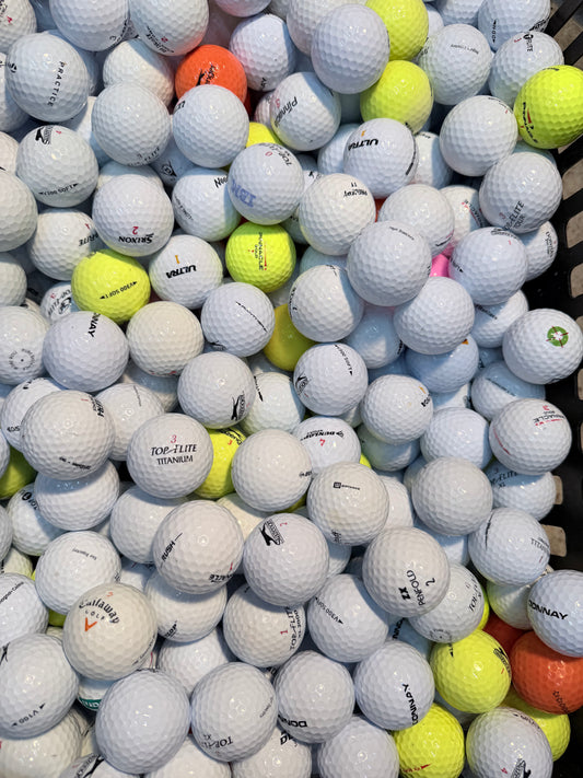 100 budget ball mix used balls